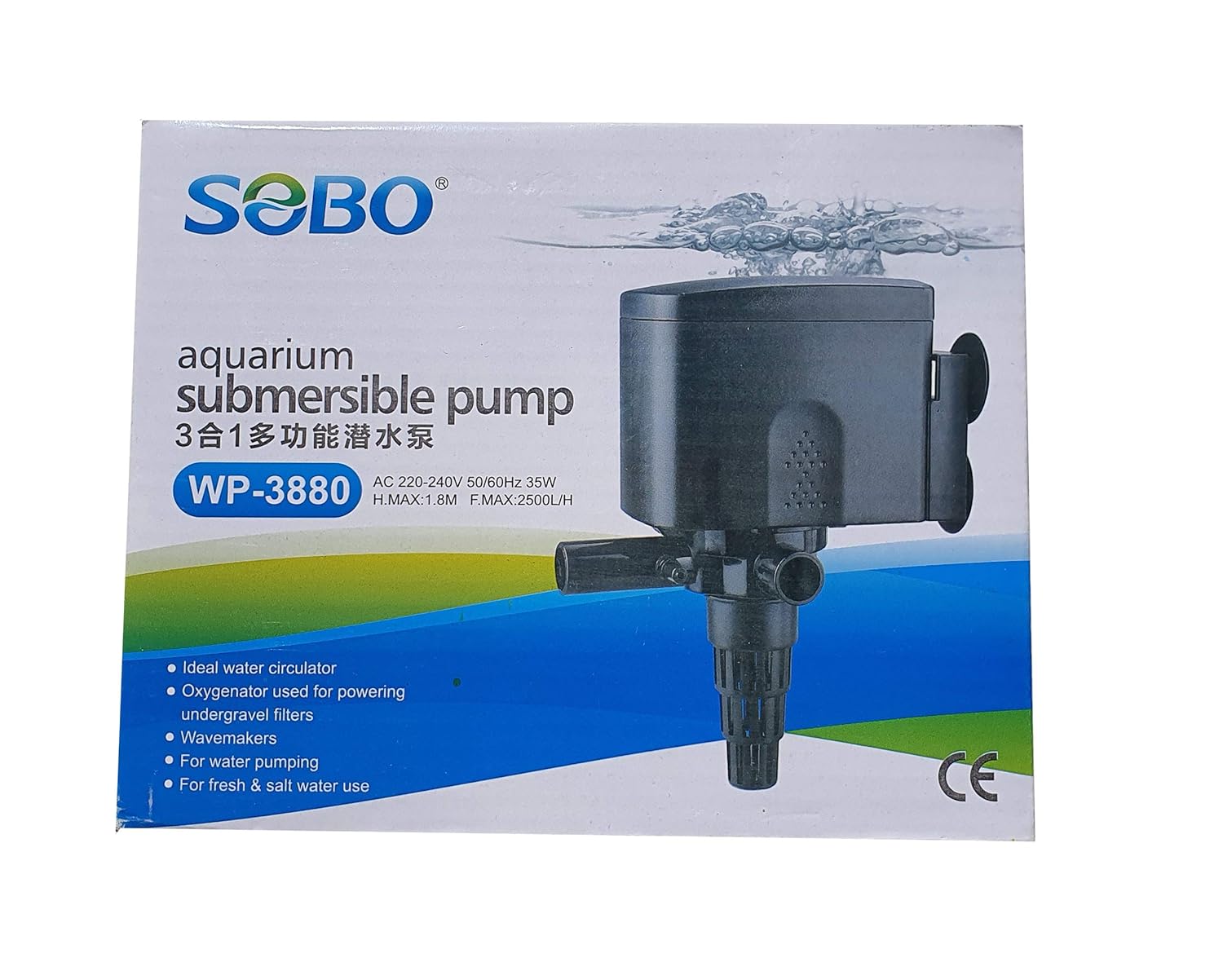 SOBO Aquarium Submersible Pump WP-3880