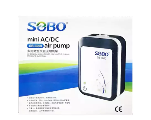 SOBO Mini AC/DC Air Pump SB-3000
