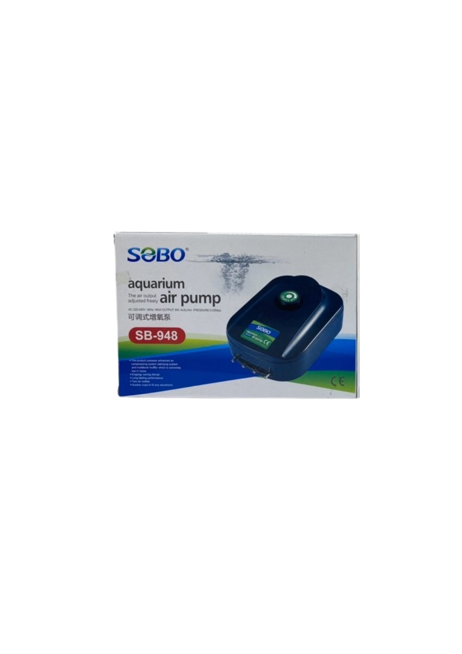 SOBO Aquarium Air Pump SB-948