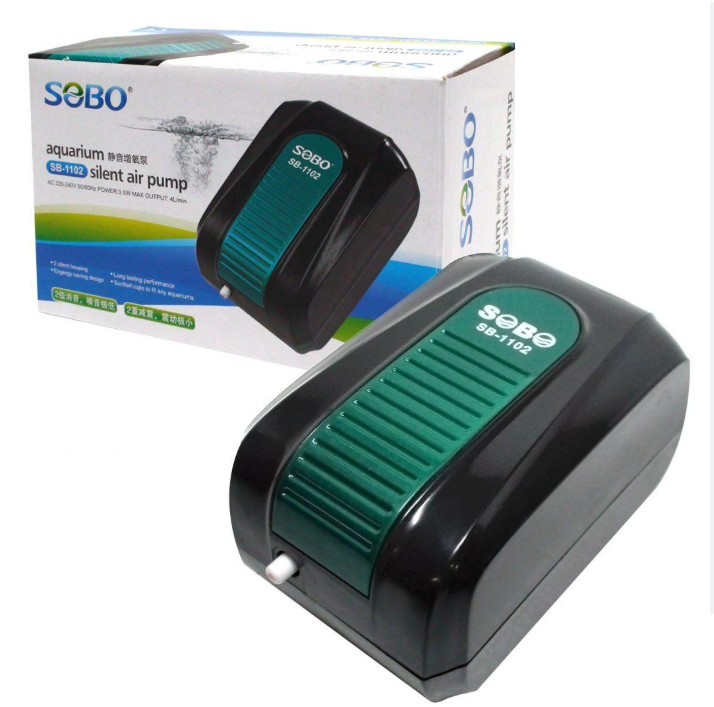 SOBO Silent Aquarium Air Pump SB-1102