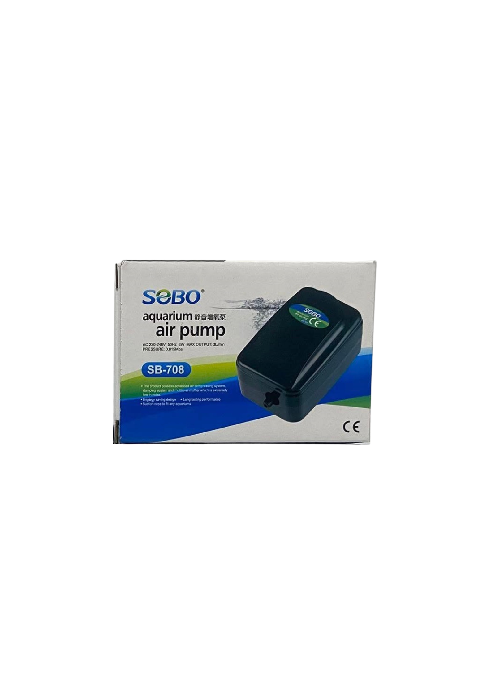 SOBO Aquarium Air Pump SB-708