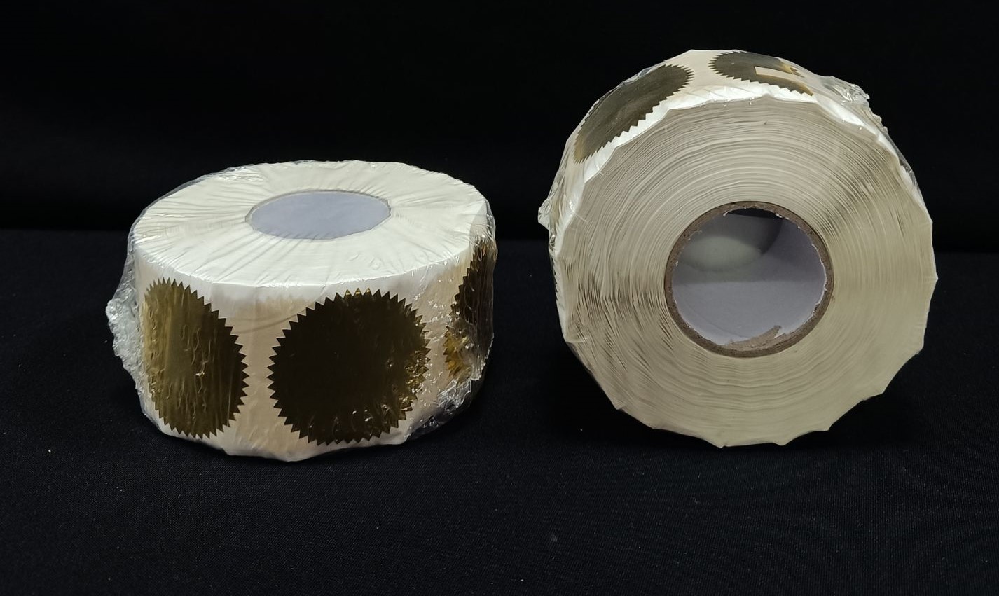 Gold Seal Sticker Roll- 45mm/1000pcs