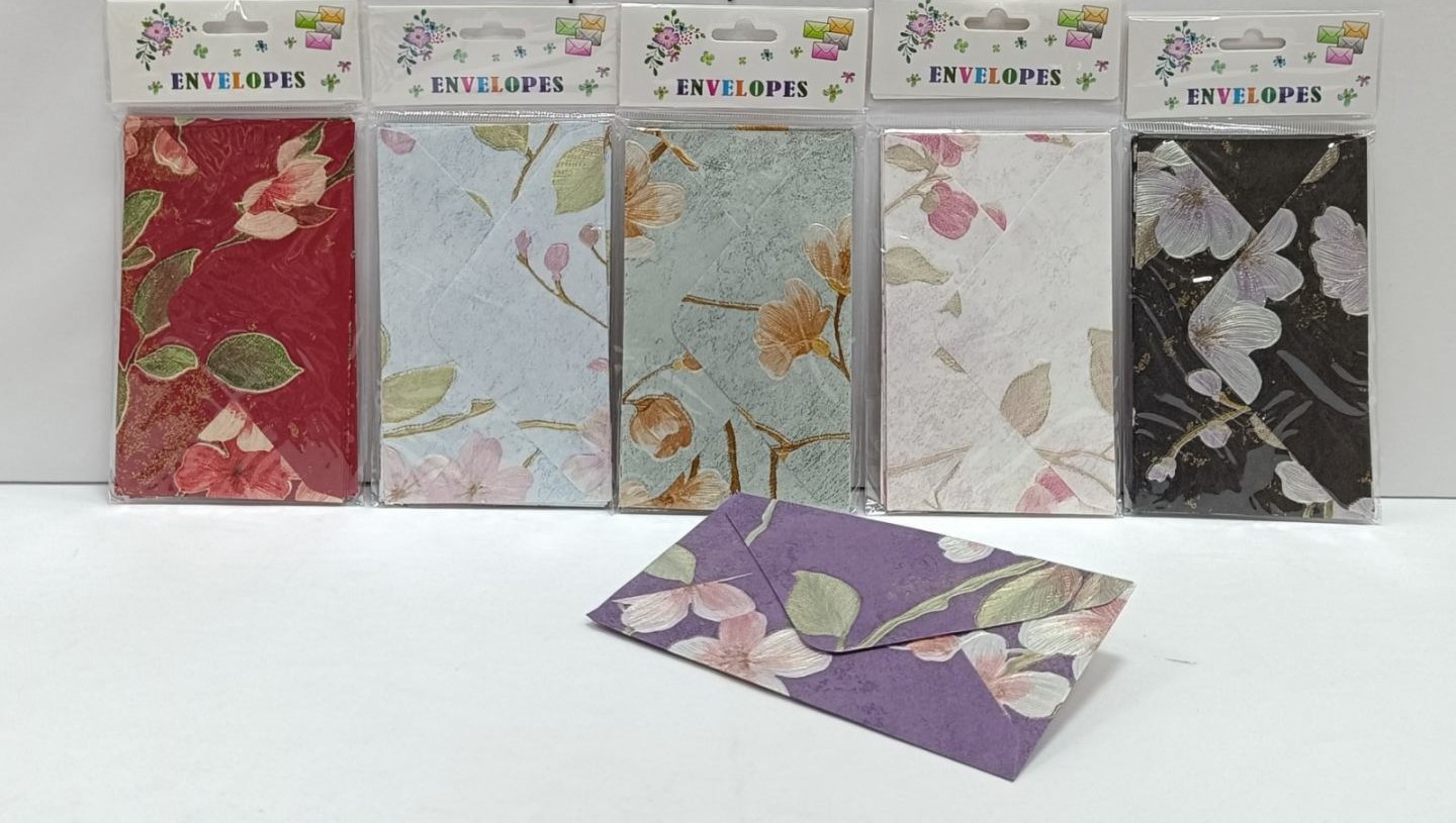 Floral Envelope Bundle (12xPack of 5)