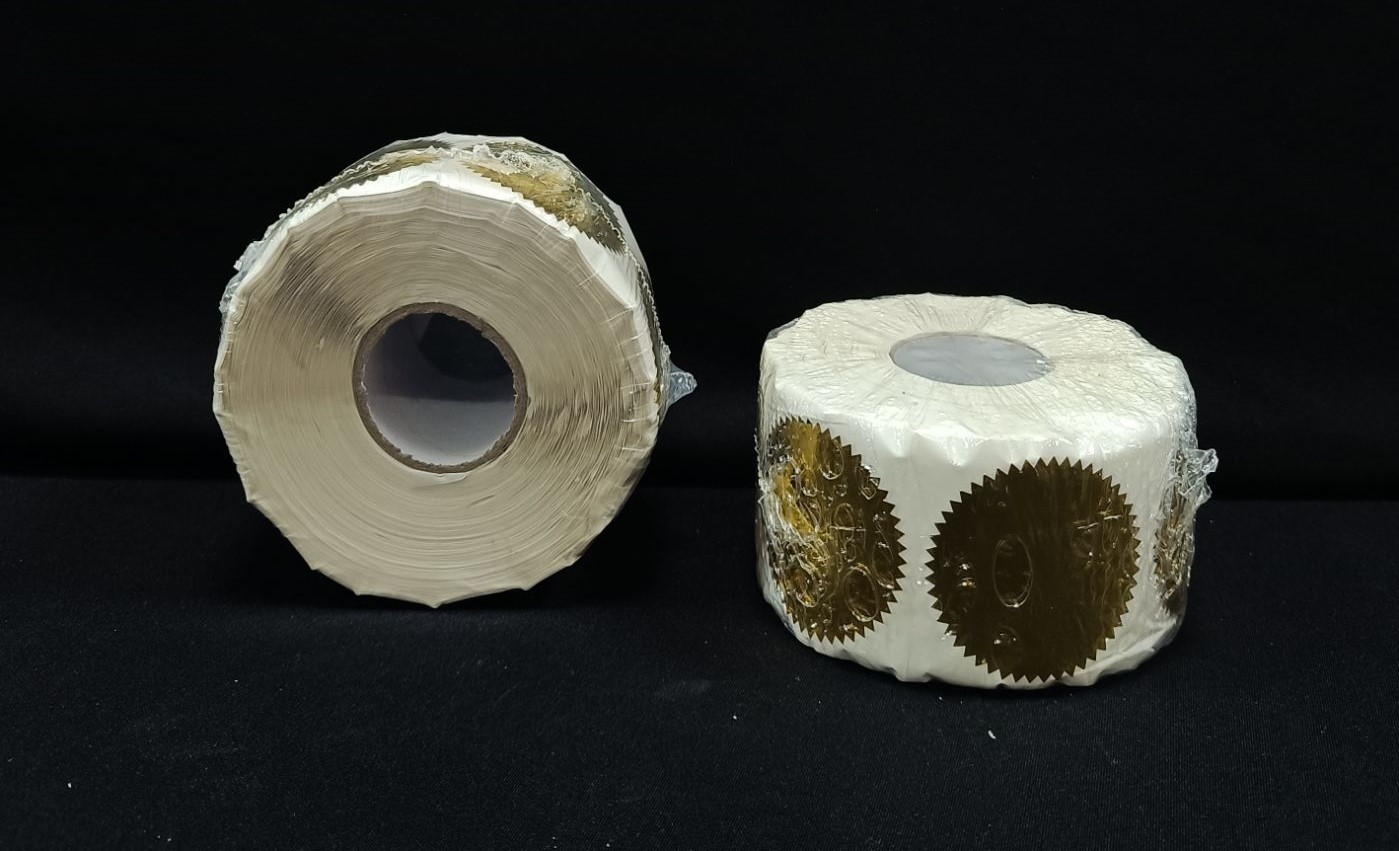 Gold Seal Sticker Roll - 55mm/100pcs