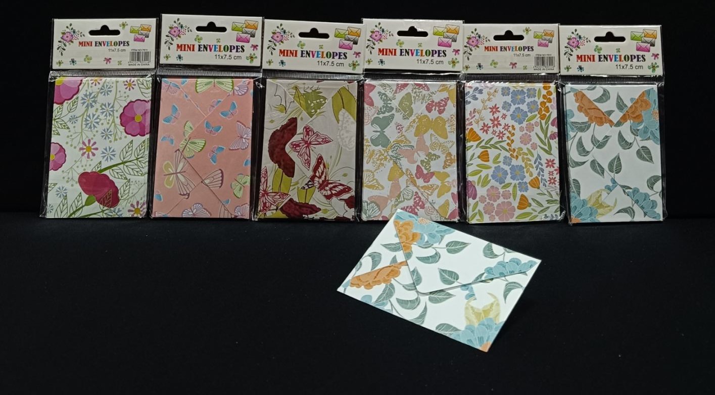 Mini fancy envelopes bundle (12xPack of 10)