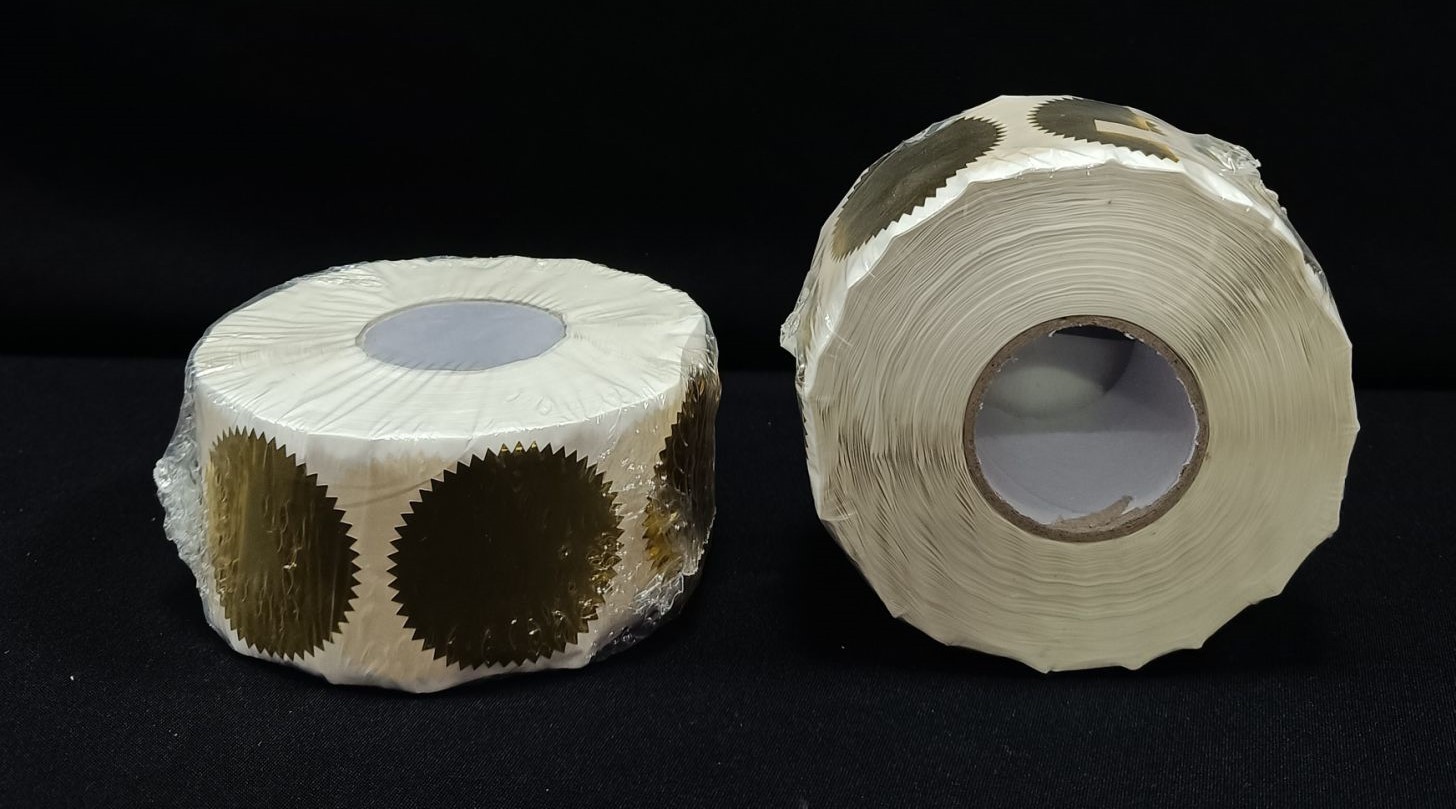 Gold Seal Sticker Roll- 50mm/1000pcs